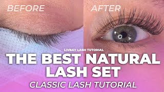 Classic Lash TutorialNatural Look  Quick Tutorial for Natural Classic Lash Sets [upl. by Gorlin612]