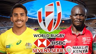 AUSTRALIA 7s vs KENYA 7s SEVILLE 7s Live Commentary [upl. by Kcirdez]