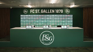 Medienkonferenz vor LS  FCSG [upl. by Ellezaj]