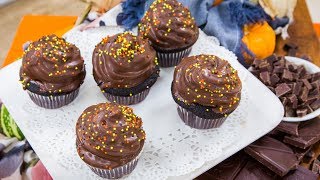 ChocoDipped Cocoa Cupcakes  Home amp Family [upl. by Weikert]