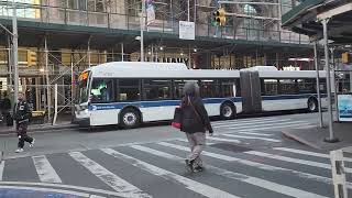 MTA NYCT 4768 on the B38 to Downtown Broojlyn Tillary St [upl. by Bogosian]