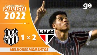 PONTE PRETA 1 X 2 SÃO PAULO  MELHORES MOMENTOS  6ª RODADA DO CAMPEONATO CARIOCA 2022  geglobo [upl. by Ettenahs]