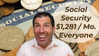 Social Security 1281 Monthly Checks for Everyone in 2024 [upl. by Grosz]