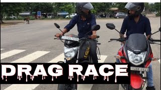 Yamaha fz drag race fz vs honda stunner [upl. by Ethbinium]