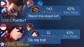 EXECUTE FANNY PRANK AND MET THIS KID ROGER IN HIGH RANK  funny reactions😂 [upl. by Dnaltiac]