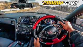 2000HP NISSAN GTR POV DRIVE BUCKLE UP [upl. by Anaer]