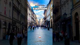 Kraków Cleanest Polish 🇵🇱 City of Europe💯travel polska explore poland trending ytshorts [upl. by Danziger328]