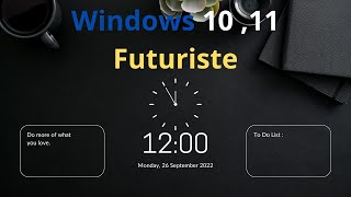 Personnaliser son Pc Windows 10 11Widget  barre de tache [upl. by Ayekram]