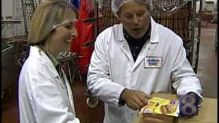 VIDEO News 8 Tours Kunzler Hot Dog Factory [upl. by Sire]