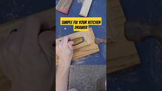 Easy Fix YOUR CABINET DRAWERS woodworking diyprojects howto carpentry circularsaw [upl. by Gnot]