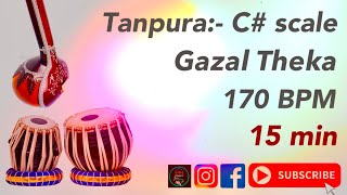 Ghazal style keherwa Tabla loops  ग़ज़ल ठेका  100 BPM Tempo [upl. by Andrien]