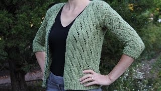 How to knit a cardigan sweater Knitting tutorial with detailed instructions [upl. by Beverie]