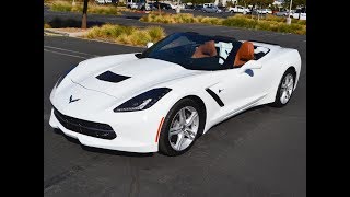 SOLD 2016 C7 Chevrolet Corvette Convertible 2LT 2016 Arctic White for sale by Corvette Mike [upl. by Viva]