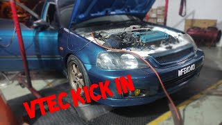 Honda B20B Vtec Kick in [upl. by Levon309]