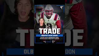 Matt Judon trade Patriots to Falcons analysis wTheo Ash atlantafalcons nfl nflanalysis [upl. by Eveivenej]