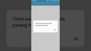 There was a problem Parsing the package error youtubeshorts youtube [upl. by Bouton309]