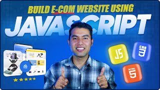 Build Complete Ecommerce Website using HTML CSS amp JavaScript in Hindi🔥Logic Building  Free Notes💝 [upl. by Evadne]