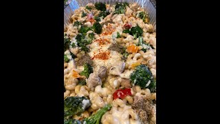 Chicken Broccoli Alfredo Cellentani Pasta Recipe By Cook101food [upl. by Wilde]