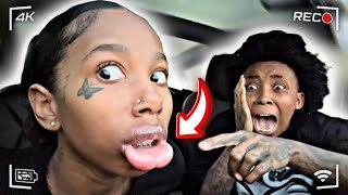 EPIC “ JUMBO “ LIPS OUT IN PUBLIC PRANK ON GIRLFRIEND  😨 [upl. by Semele]