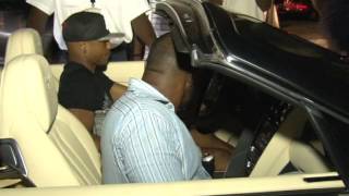 Andre Ayew picks up Family from Kotota International Airport [upl. by Christiana]