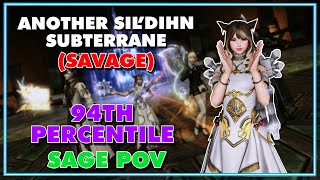 FFXIV  Another Sildihn Subterrane Savage SGE PoV 94th  Criterion Dungeon [upl. by Ekalb276]