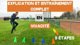 ENTRAINEMENT VIVACITÉ FOOTBALL 9 ÉTAPES [upl. by Eila666]