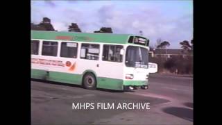 Crosville Bus Depot Mold Road Wrexham 1988 [upl. by Ciccia12]