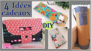 4 dernières idées différentes pour vos cadeaux patron PDF by Nathalie couture easy [upl. by Mcdougall]