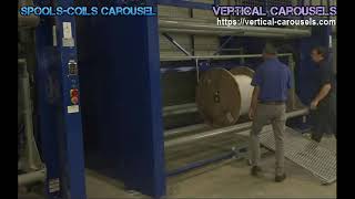 SpoolCoils Carousel For Vertical Storage Of Cable Spools  Heavy Coils Upto 4000 kg [upl. by Renell]