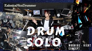 KALONICA NICX DRUM SOLO 14 yo  247 [upl. by Ammeg]