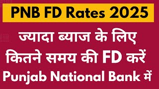 PNB FD Interest Rates November 2024  Punjab National Bank Fixed Deposit Interest Rates 2024 [upl. by Ro]