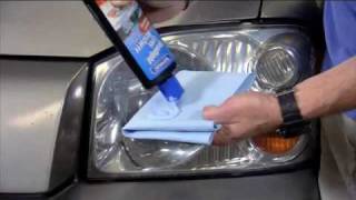 Remove the Yellowing on Headlights with Blue Magic USAs Headlight Lens Restorer [upl. by Mufinella]