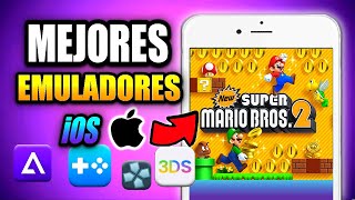 LOS MEJORES EMULADORES para IPHONE IOS😯 DELTA EmuThreeDS PROVENANCE [upl. by Lleda]