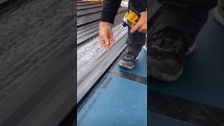 Standing seam snap lock panels Amazing for quick installation and long lasting protection [upl. by Eenyaj]