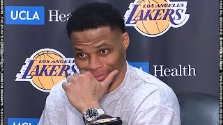 Russell Westbrook Talks Loss vs Clippers Postgame Interview [upl. by Amapuna]