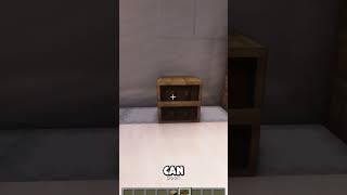 How to make a CHISELED BOOKSHELF in Minecraft Tutorial minecrafttutorial minecraft [upl. by Akcired414]