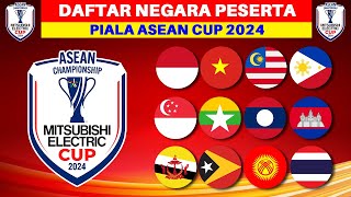 RESMI GANTI NAMA Daftar Negara Piala ASEAN 2024  Jadwal ASEAN CUP 2024 [upl. by Menken658]