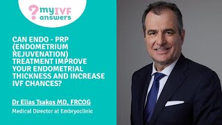 Can EndoPRP endometrium rejuvenation treatment improve your endometrial thickness [upl. by Aleyam]