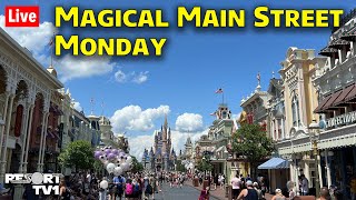 🔴Live Magical Main Street Monday at Magic Kingdom  Walt Disney World Live Stream  1824 [upl. by Drewett240]