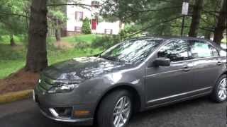 2012 Ford Fusion SEL V6 Review Walk Around and Test Drive [upl. by Aihtebat]