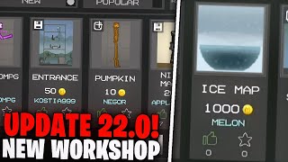 😍 UPDATE 220 NEW WORKSHOP in Melon Playground [upl. by Anirehc]