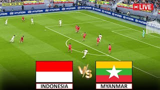 🔴Langsung Indonesia vs Myanmar I Pertandingan Penuh Kejuaraan AFC Live Stream eFootball Pes 21 [upl. by Aveer]