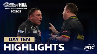 AN ALLY PALLY CLASSIC  Day Ten Evening Highlights  202122 William Hill World Darts Championship [upl. by Saile]