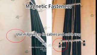 magnetic fasteners for cable management cable holder [upl. by Christopher]