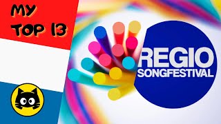 🇳🇱 Regio Songfestival 2024 · MY TOP 13 · Eurogatito [upl. by Penrod889]