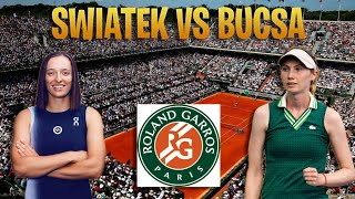 Iga Swiatek vs Cristina Bucsa  French Open  First Round [upl. by Pownall]