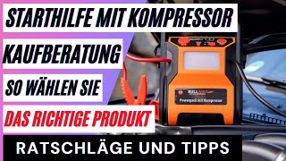 Starthilfe mit Kompressor Vergleich So wählen Sie das richtige Produkt aus den Vergleich [upl. by Froehlich]