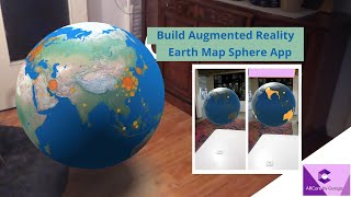 Flutter ARCore amp Sceneform Android Studio Tutorial  Build Augmented Reality AR Earth Map Sphere App [upl. by Yarb]