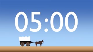 Wagon Trail  5 Minute Countdown Timer [upl. by Veejar]