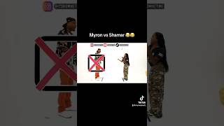 Shamar vs Myron 20 v 1 😂😂 [upl. by Aligna]